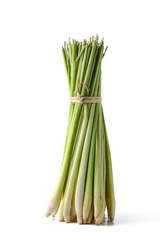 lemon grass bundle isolated on white