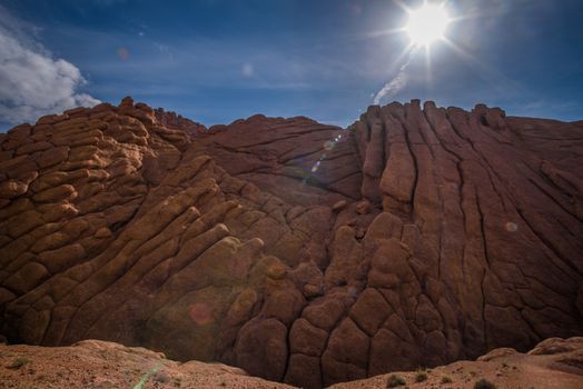 Travel destination called Monkey Fingers - Dades Canyon, Atlas Mountains, Morocco