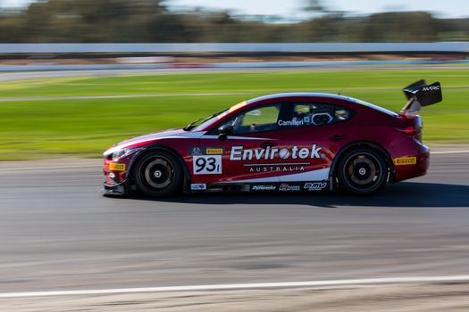 MELBOURNE, WINTON/AUSTRALIA, 12 JUNE , 2016: Australian GT Trophy driver, Jake Camilleri in race 1 of the Shannnon's Nationals on the 12 June, 2016 at Winton.