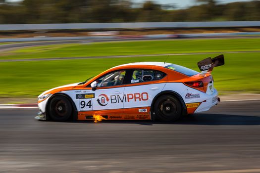 MELBOURNE, WINTON/AUSTRALIA, 12 JUNE , 2016: Australian GT Trophy driver, Morgan Haber in race 1 of the Shannnon's Nationals on the 12 June, 2016 at Winton.