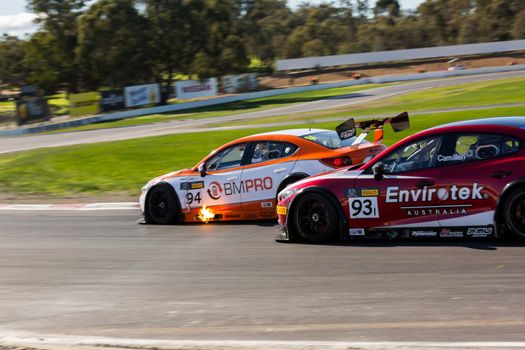 MELBOURNE, WINTON/AUSTRALIA, 12 JUNE , 2016: Australian GT Trophy driver, Morgan Haber in race 1 of the Shannnon's Nationals on the 12 June, 2016 at Winton.