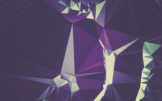 Abstract low poly background, geometry triangle, mosaic pastel color background