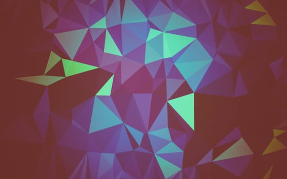 Abstract low poly background, geometry triangle, mosaic pastel color background