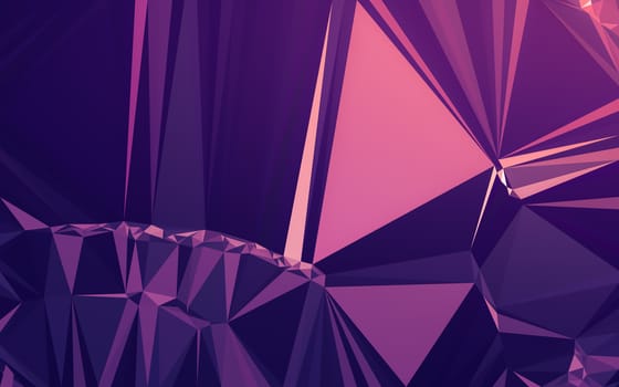 Abstract low poly background, geometry triangle, mosaic pastel color background