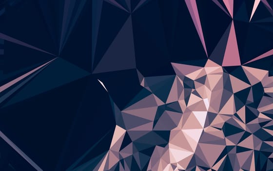 Abstract low poly background, geometry triangle, mosaic pastel color background