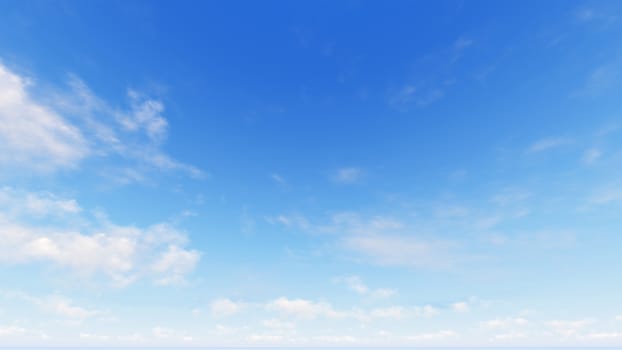 Cloudy blue sky abstract background, blue sky background with tiny clouds, 3d rendering

