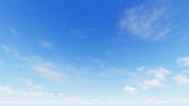 Cloudy blue sky abstract background, blue sky background with tiny clouds, 3d rendering

