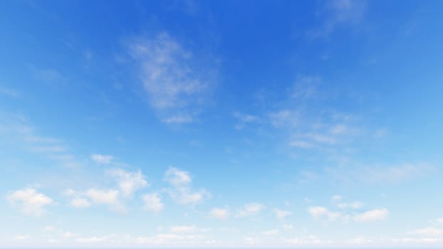 Cloudy blue sky abstract background, blue sky background with tiny clouds, 3d rendering

