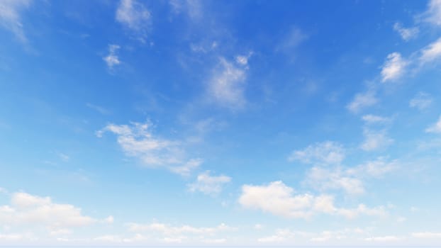 Cloudy blue sky abstract background, blue sky background with tiny clouds, 3d rendering

