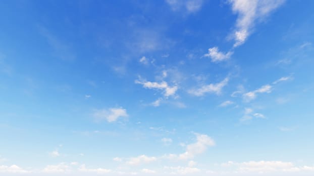 Cloudy blue sky abstract background, blue sky background with tiny clouds, 3d rendering

