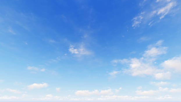 Cloudy blue sky abstract background, blue sky background with tiny clouds, 3d rendering

