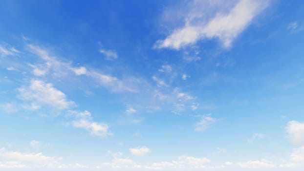 Cloudy blue sky abstract background, blue sky background with tiny clouds, 3d rendering

