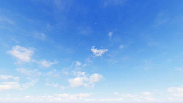 Cloudy blue sky abstract background, blue sky background with tiny clouds, 3d rendering

