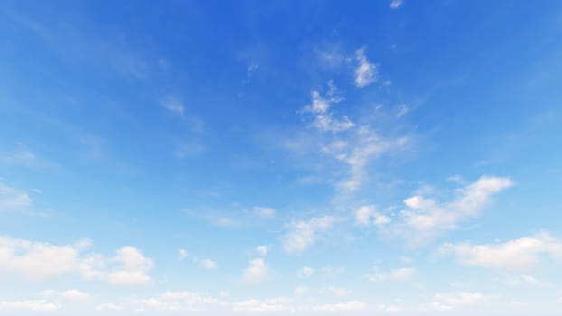 Cloudy blue sky abstract background, blue sky background with tiny clouds, 3d rendering

