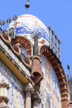 Details of Palau de la Musica Catalana, outdoor, Barcelona ,Spain