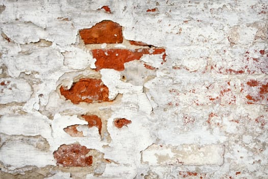 urban background grunge wall texture of red bricks