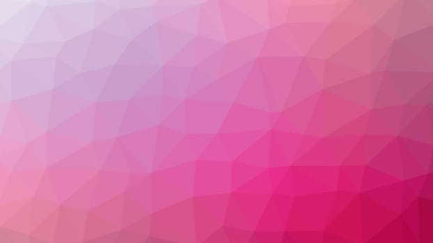 Abstract red gradient lowploly of many triangles background for use in design.