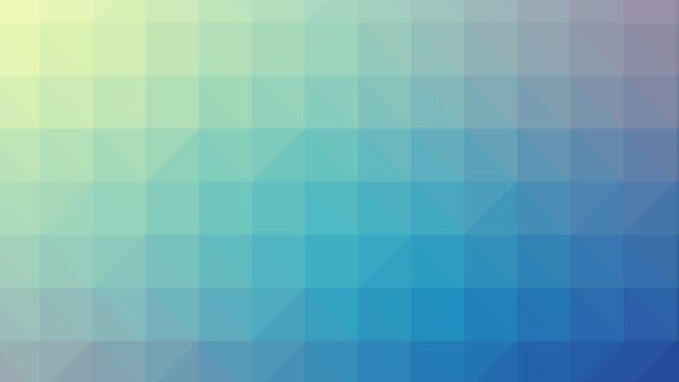 Abstract blue gradient lowploly of many triangles background for use in design.
