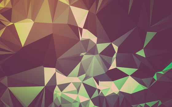 Abstract low poly background, geometry triangle, mosaic pastel color background