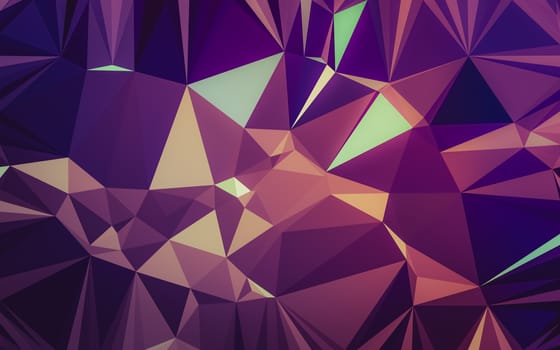 Abstract low poly background, geometry triangle, mosaic pastel color background