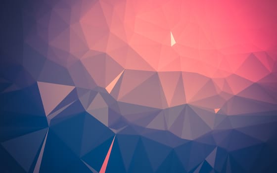 Abstract low poly background, geometry triangle, mosaic pastel color background