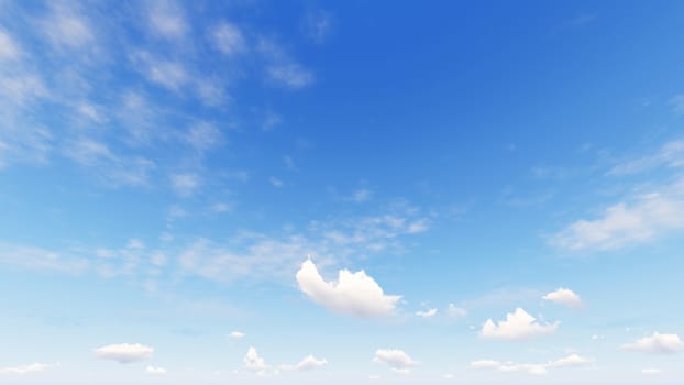 Cloudy blue sky abstract background, blue sky background with tiny clouds, 3d rendering

