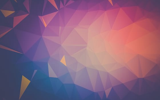 Abstract low poly background, geometry triangle, mosaic pastel color background