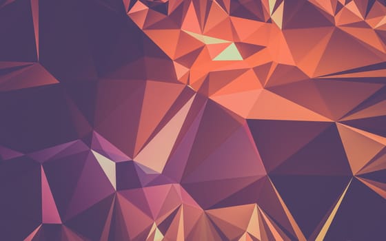 Abstract low poly background, geometry triangle, mosaic pastel color background