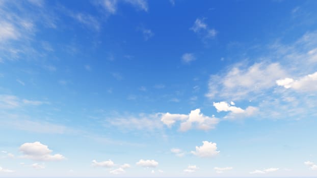 Cloudy blue sky abstract background, blue sky background with tiny clouds, 3d rendering

