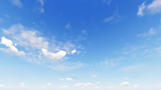 Cloudy blue sky abstract background, blue sky background with tiny clouds, 3d rendering

