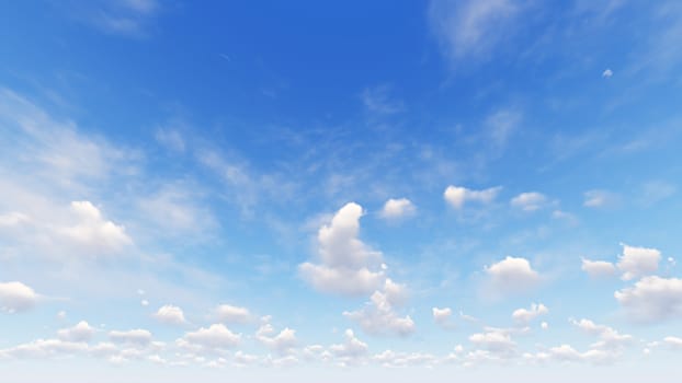 Cloudy blue sky abstract background, blue sky background with tiny clouds, 3d rendering

