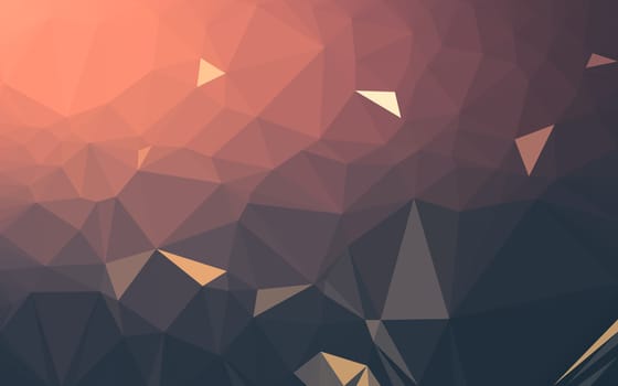 Abstract low poly background, geometry triangle, mosaic pastel color background