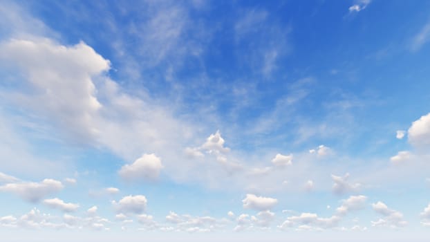 Cloudy blue sky abstract background, blue sky background with tiny clouds, 3d rendering

