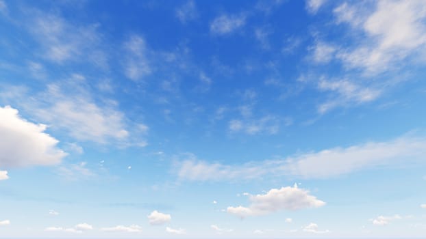 Cloudy blue sky abstract background, blue sky background with tiny clouds, 3d rendering

