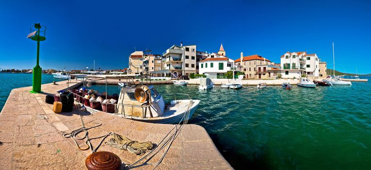 Town of Pirovac panoramic view, Dalmatia, Croatia