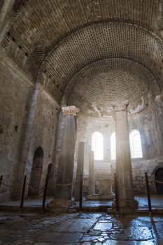 Demre, Turkey - July, 2015: inside St. Nicholas church in Demre Turkey