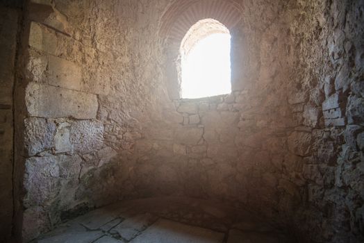 Demre, Turkey - July, 2015: inside St. Nicholas church in Demre Turkey