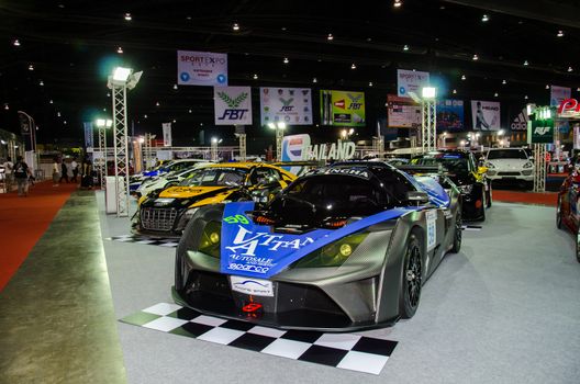 NONTHABURI - JUNE 22 : KTM X-Bow car on display at Bangkok International Auto Salon 2016 Exciting Modified Car Show on June 22, 2016 in Nonthaburi, Thailand.