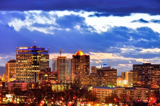 The Major Skyscrapers across the Salt Lake City Skyline