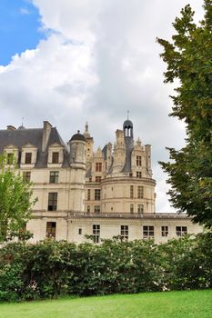 Magnificent Chateau Chambord, a castle in Loire Valley, France.