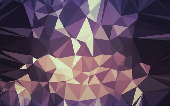 Abstract low poly background, geometry triangle, mosaic pastel color background