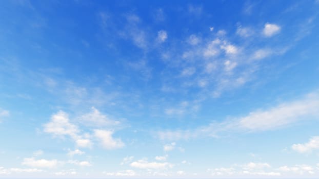 Cloudy blue sky abstract background, blue sky background with tiny clouds, 3d rendering

