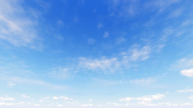 Cloudy blue sky abstract background, blue sky background with tiny clouds, 3d rendering

