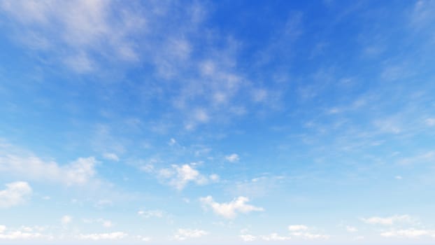 Cloudy blue sky abstract background, blue sky background with tiny clouds, 3d rendering

