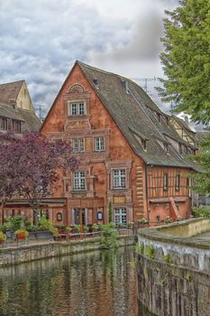 Colmar petite Venice little Venice France and river