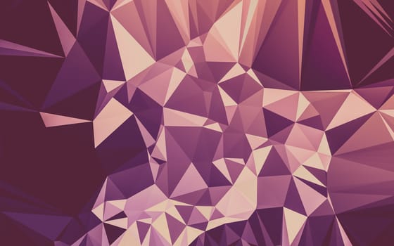 Abstract low poly background, geometry triangle, mosaic pastel color background