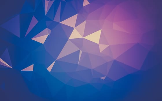 Abstract low poly background, geometry triangle, mosaic pastel color background