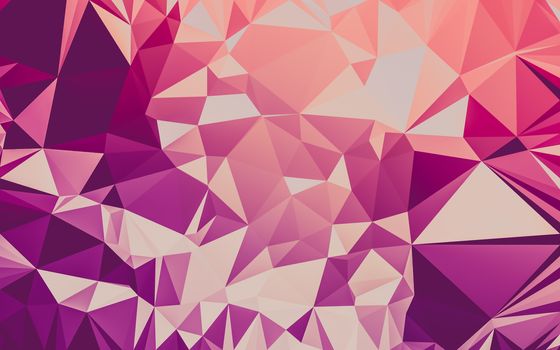 Abstract low poly background, geometry triangle, mosaic pastel color background