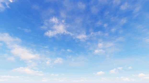 Cloudy blue sky abstract background, blue sky background with tiny clouds, 3d rendering

