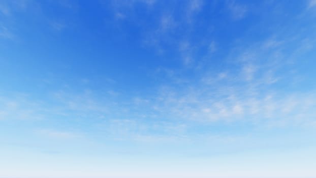 Cloudy blue sky abstract background, blue sky background with tiny clouds, 3d rendering

